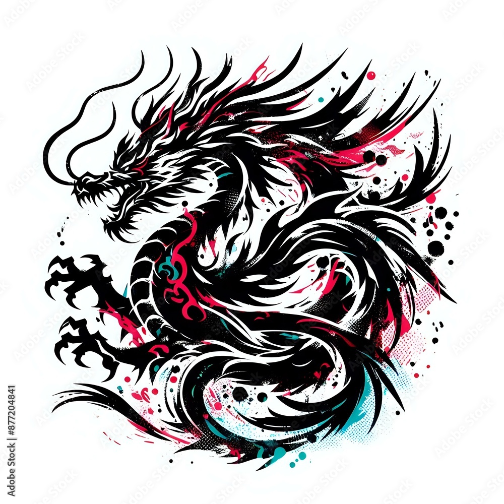 Fototapeta premium Fiery Mythical