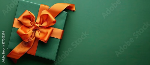 Gift box with a bright oran...