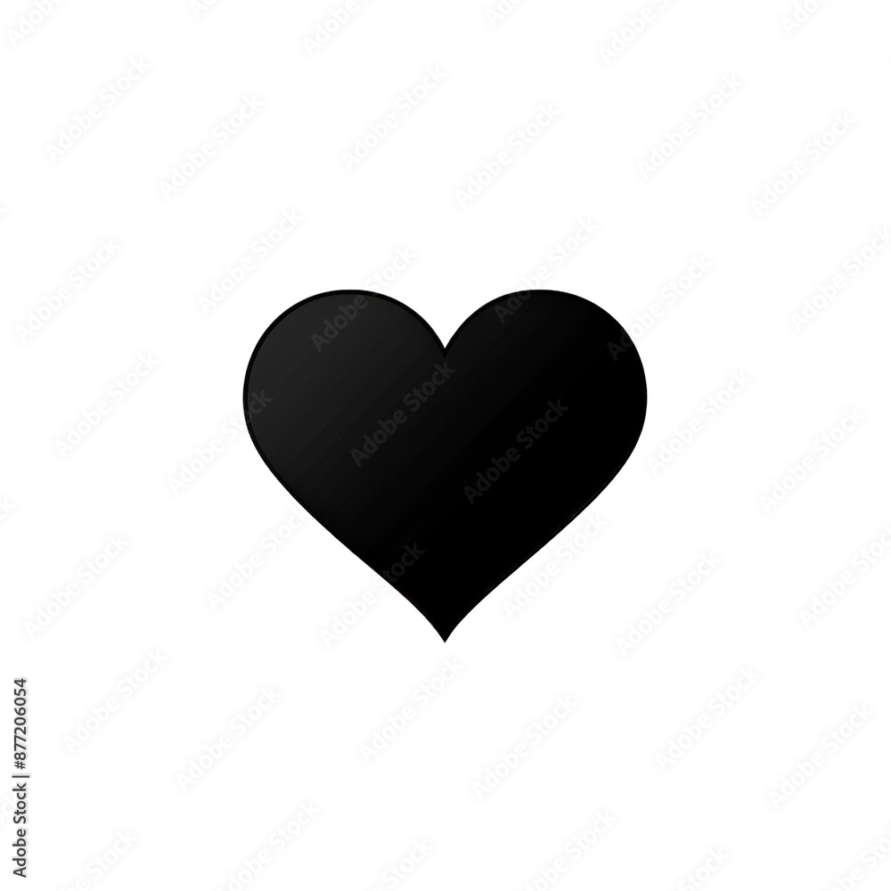 Minimalistic black heart icon on a plain background, representing love, affection, and emotion in a clean, modern design. Minimalistic black heart icon on a plain background, representing love, affection, and emotion in a clean, modern design.