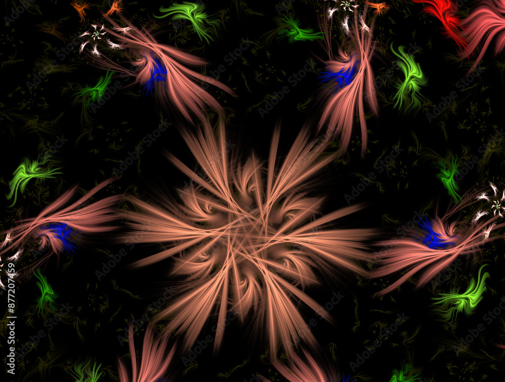 Imaginatory fractal abstract background Image Imaginatory fractal abstract background Image