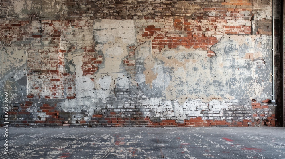 Fototapeta premium Aged brick wall backdrop