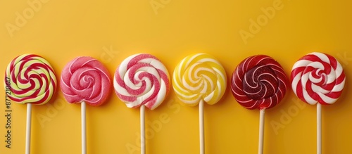 Various vibrant spiral loll...