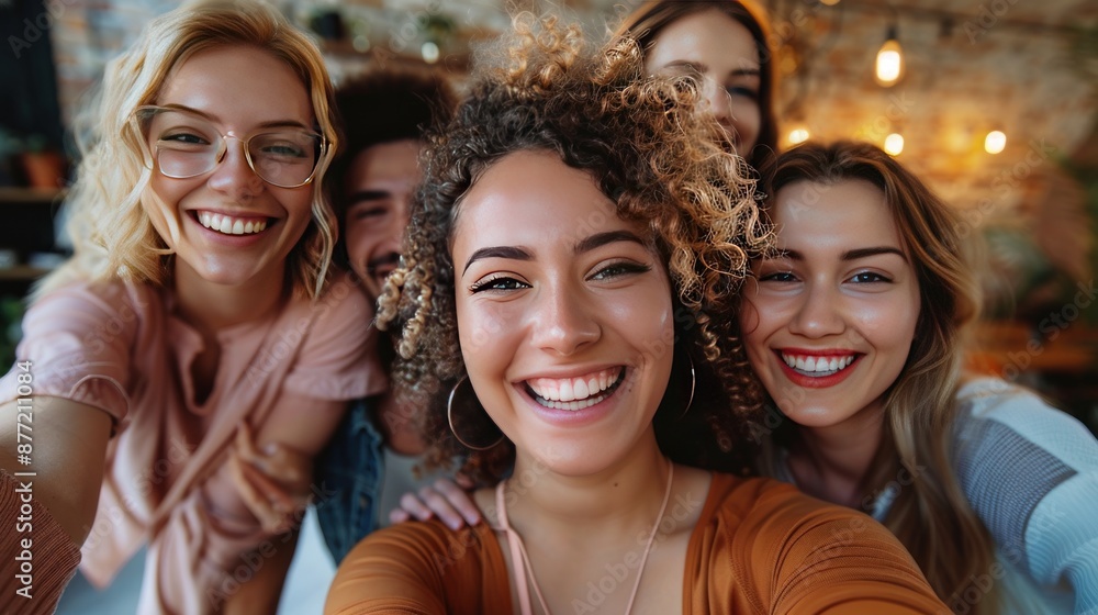Group of Friends Taking a Selfie Group of Friends Taking a Selfie
