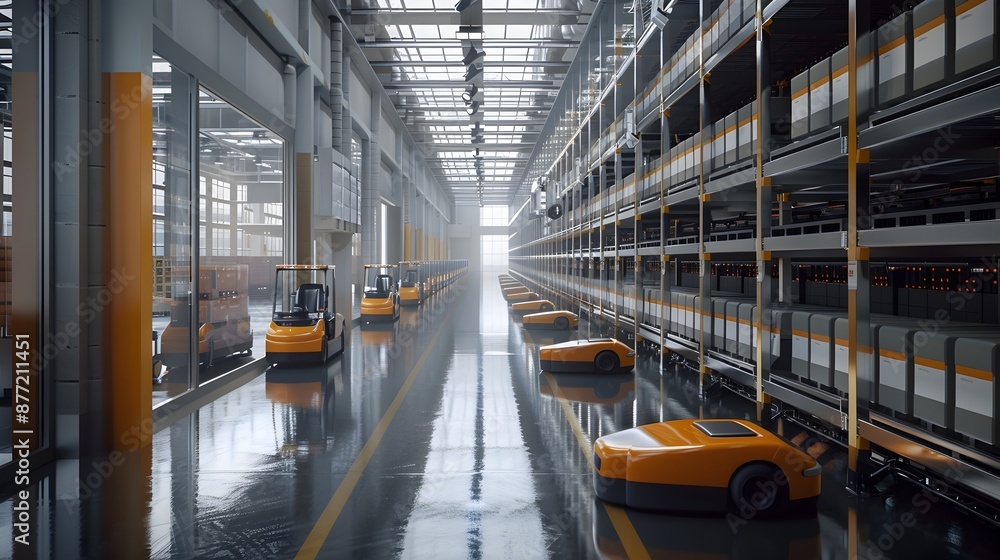 Fully Automated Warehouse and Fulfillment Center with Intelligent Logistics Systems Fully Automated Warehouse and Fulfillment Center with Intelligent Logistics Systems