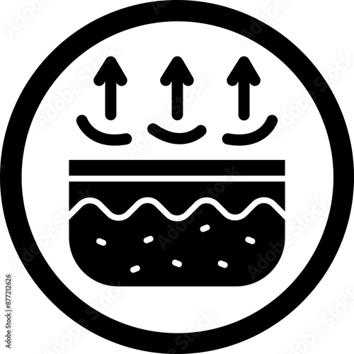 Dead Skin Vector Glyph Black Icon