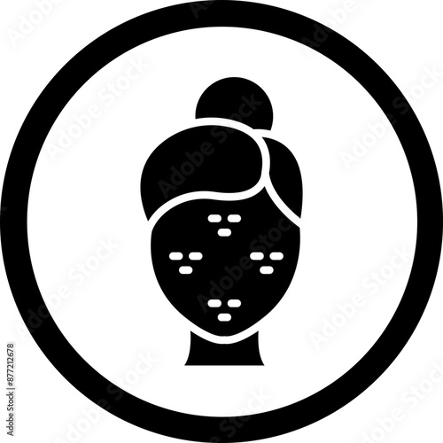 Acne Vector Glyph Black Icon