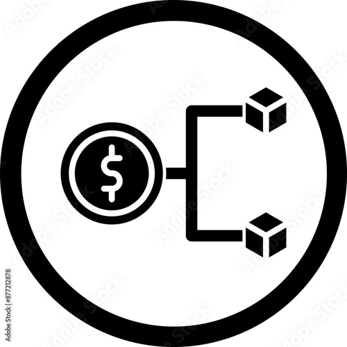 Derivative Vector Glyph Black Icon
