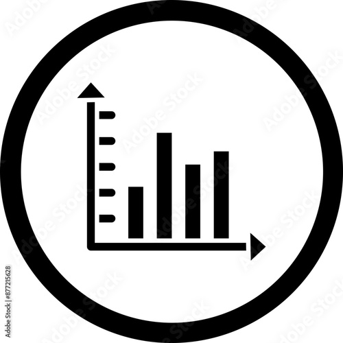 Fluctuate Glyph Black Icon