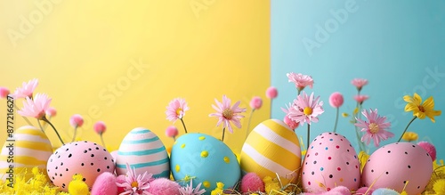 Festive Easter egg decorati...