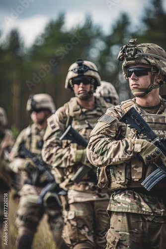 United in Action: Soldiers from Different Nations Joining Forces in International Military Exercise