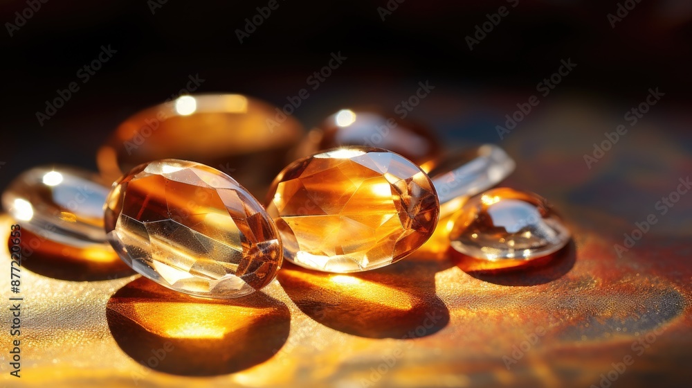 Vitamin Pills In Glass Bottles Vitamin Pills In Glass Bottles