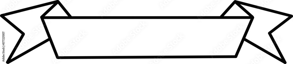 Handdrawn Ribbon Banner Handdrawn Ribbon Banner