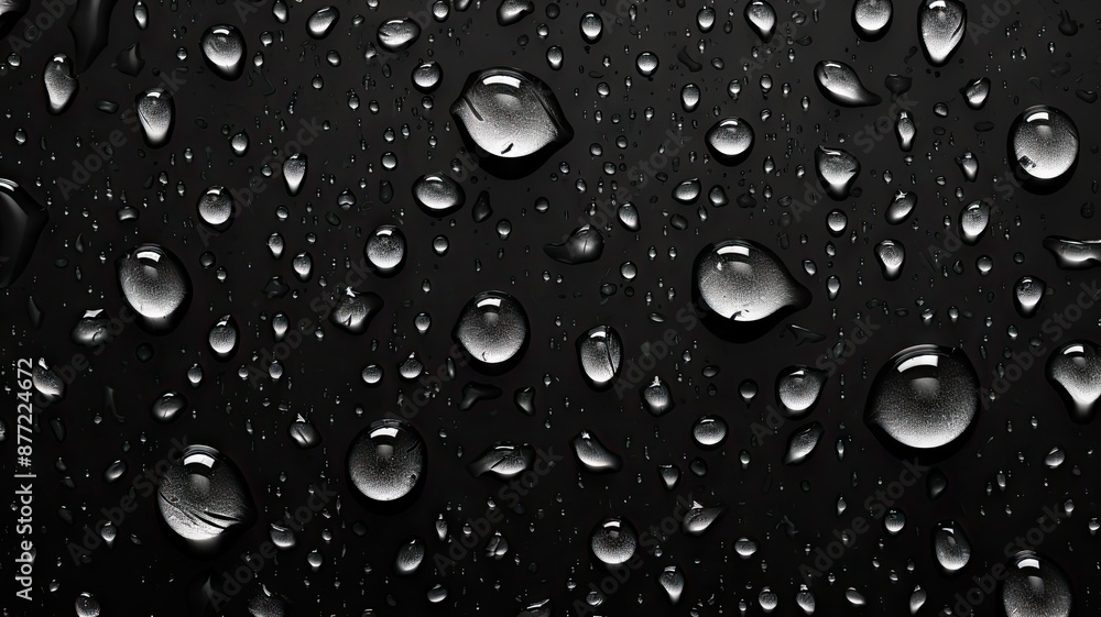 Water drops or oil bubbles Water drops or oil bubbles