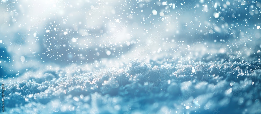 Winter themed background texture with snowy pattern design on a photo with copy space image Winter themed background texture with snowy pattern design on a photo with copy space image