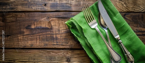 A place setting featuring s...