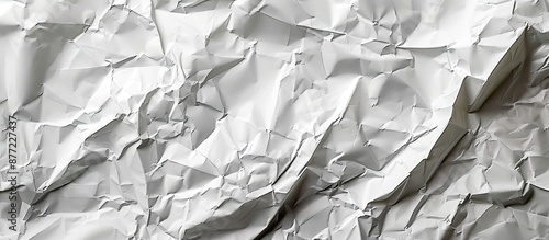 Texture of crumpled white p...