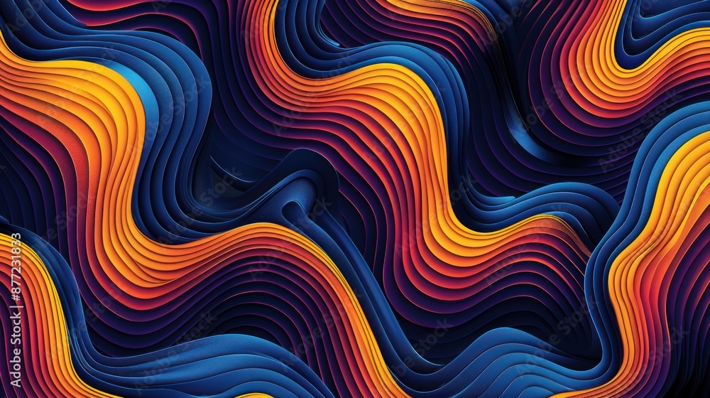 Hypnotic pattern Simple abstract, multi-colored Hypnotic pattern Simple abstract, multi-colored