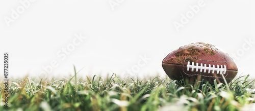 American football on the fi...