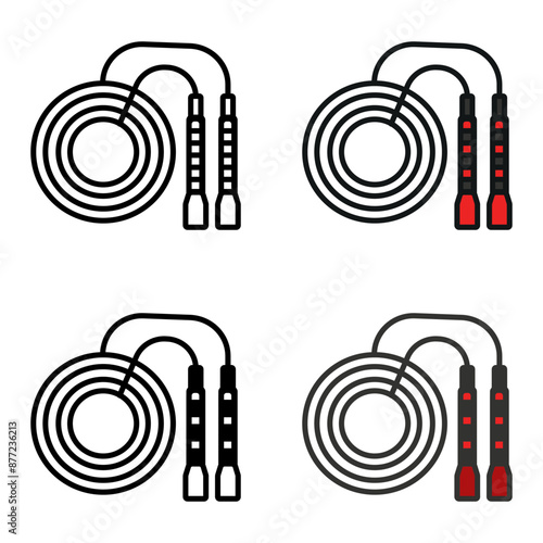 The Jump Rope is perfect for cardiovascular fitness, enhancing coordination, agility, and endurance through dynamic workouts.