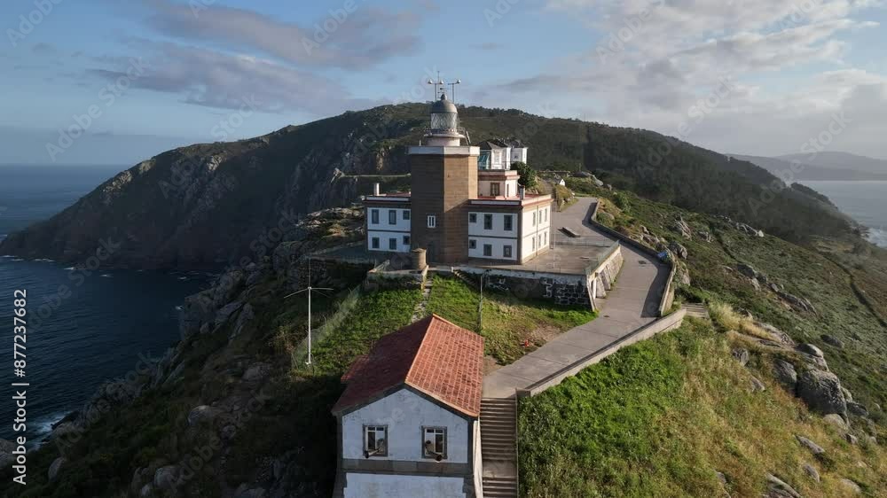 Cabo del Faro de Finisterre en La Coruña Cabo del Faro de Finisterre en La Coruña