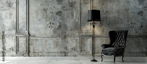 An elegant interior setting...