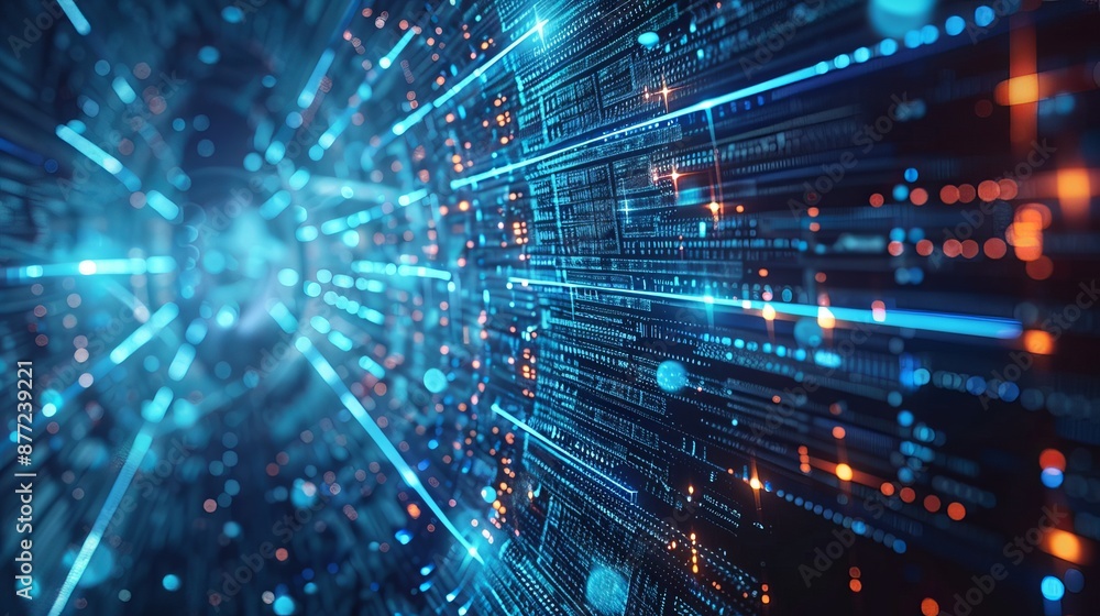 Abstract Futuristic Data Technology Business Background Abstract Futuristic Data Technology Business Background