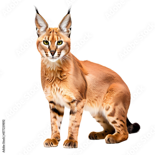 Caracal png, AI Generated photo