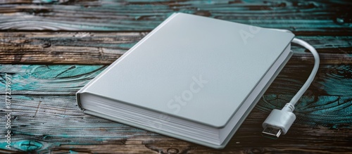 Book with an empty cover at...