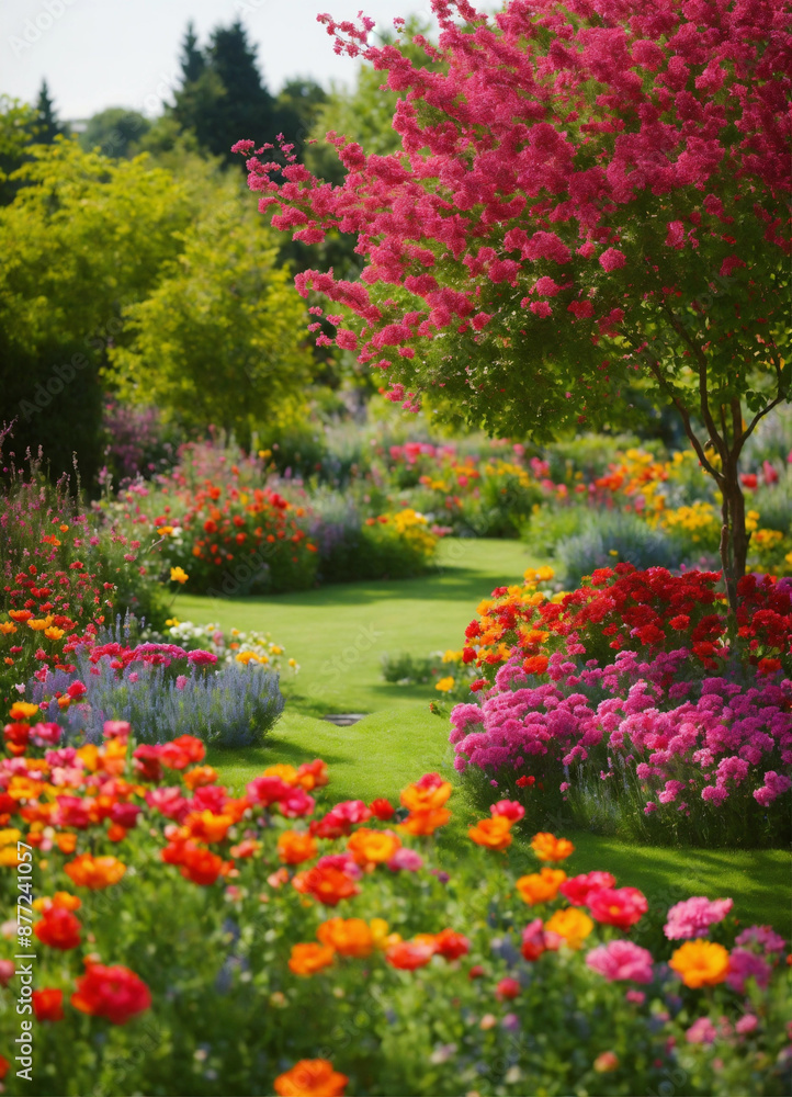 Obraz premium pond with flowers