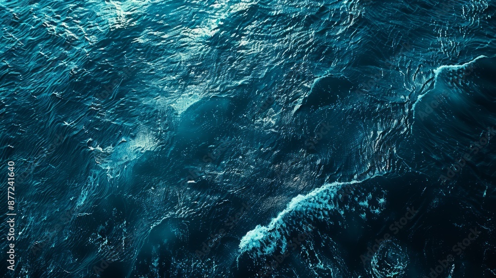 wide shot, blue sea waves aerial view, with the sea surface on the right side of the image --ar 16:9 Job ID: 235c5e14-a533-41b2-b7e6-2b6c5db143b7 wide shot, blue sea waves aerial view, with the sea surface on the right side of the image --ar 16:9 Job ID: 235c5e14-a533-41b2-b7e6-2b6c5db143b7