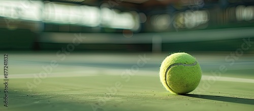 Blurry tennis court backgro...