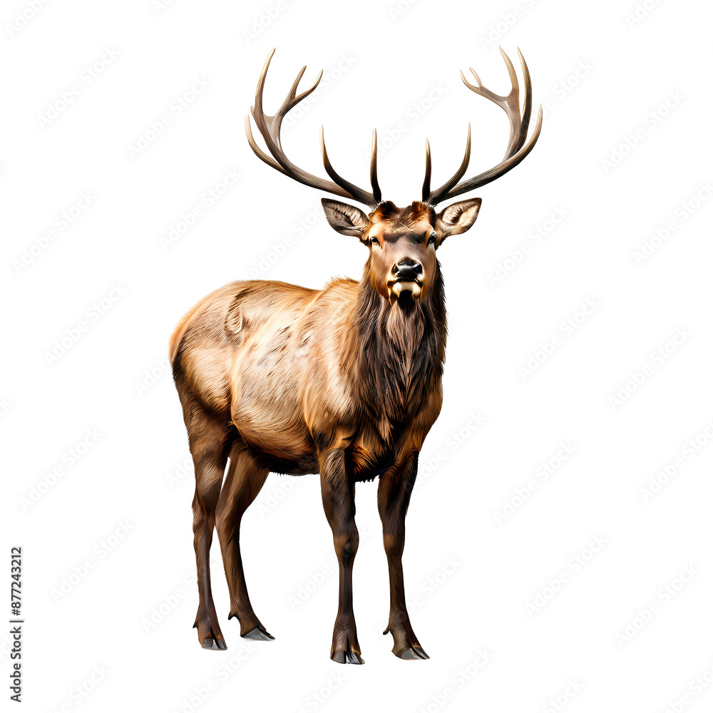 Fototapeta premium Elk png, Ai generated