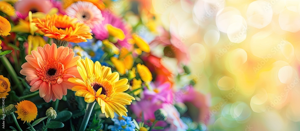 Vivid blooms for marketing with copy space image Vivid blooms for marketing with copy space image