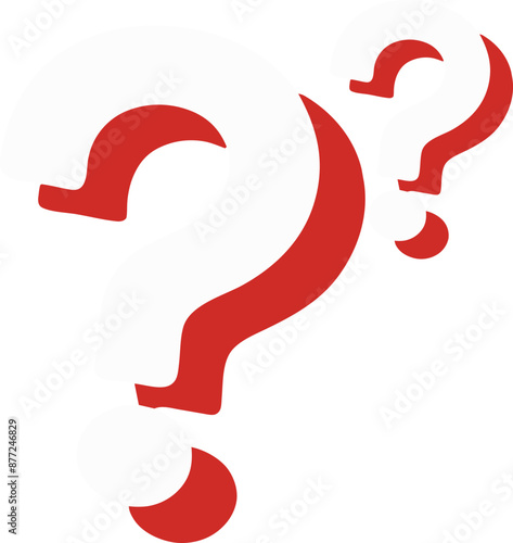 question mark and marks