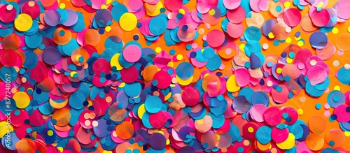 Colorful confetti displayed...