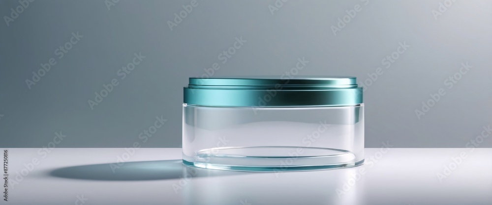 glass podium for display product. Background for cosmetic product branding, identity and packaging inspiration glass podium for display product. Background for cosmetic product branding, identity and packaging inspiration