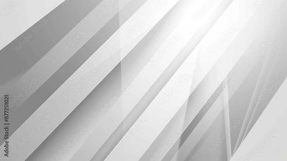 Obraz premium Abstract Grey White Geometry Shine Layer Vector Presentation Design