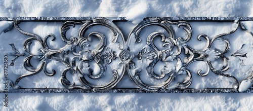 Snow covered in winter a de...