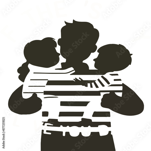 happy fathers day vector eps