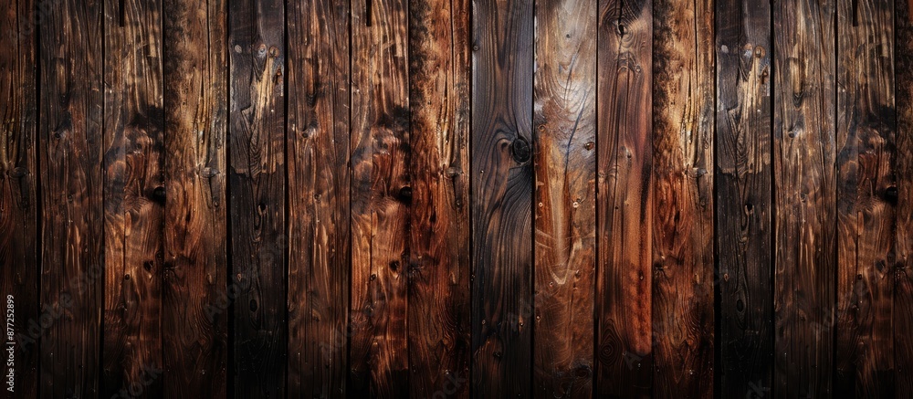 Use an aged vertical wooden plank background for photo with copy space image Use an aged vertical wooden plank background for photo with copy space image