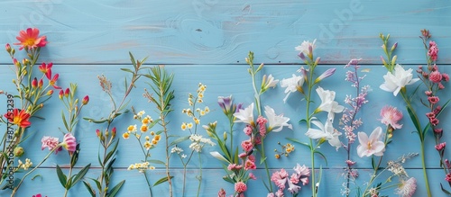 Simple flatlay background w...