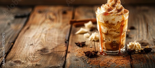 Affogato coffee Hot espress...