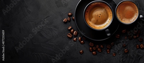 Dark toned black background...