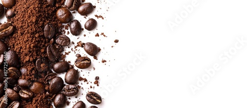 Coffee beans and ground cof...