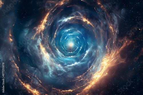 Cosmic Vortex: A Celestial Gateway © Pumapala
