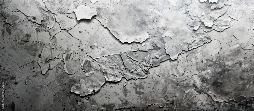 Obraz premium Creative copy space image with concrete texture background featuring noize cracks and paint for text material on various designs like wallpaper advertising materials banners flyers posters and postca