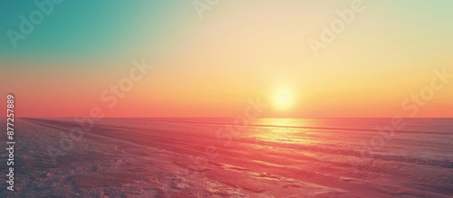 Sun rising on the skyline o...