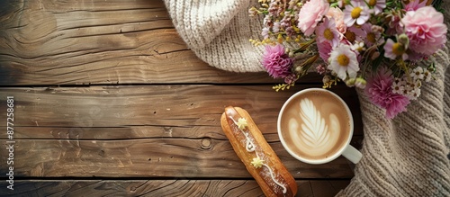 A warm sweater coffee cup e...