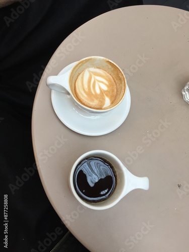 cup of coffee, latte art
