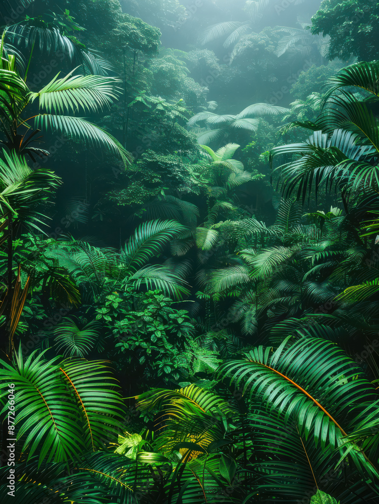 Mystical Rainforest Landscape Mystical Rainforest Landscape